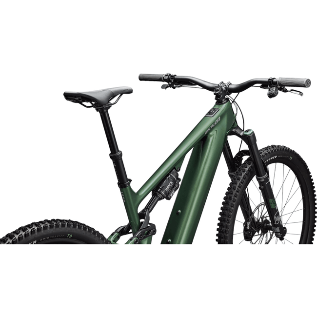 Bicicleta Specialized Turbo Levo 4 Expert Aro 29 Sram GX 12V Verde Metálico e Branca