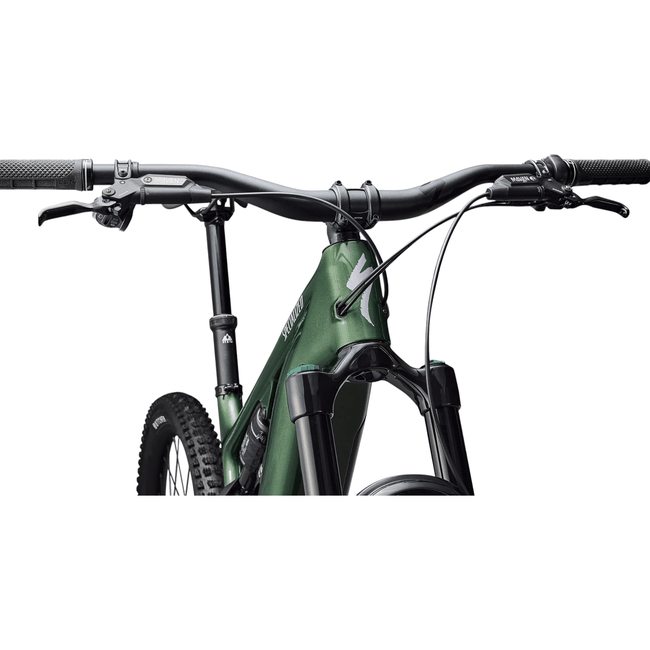 Bicicleta Specialized Turbo Levo 4 Expert Aro 29 Sram GX 12V Verde Metálico e Branca