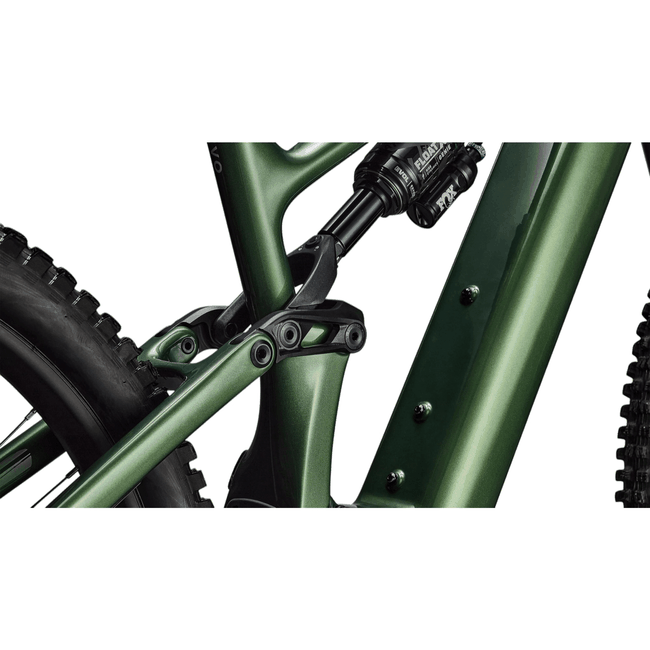 Bicicleta Specialized Turbo Levo 4 Expert Aro 29 Sram GX 12V Verde Metálico e Branca