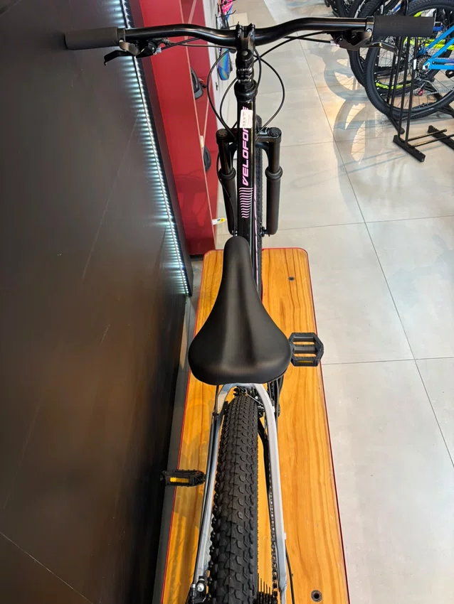 Bicicleta a29 veloforce kanne 21v preto/cinza/roxo