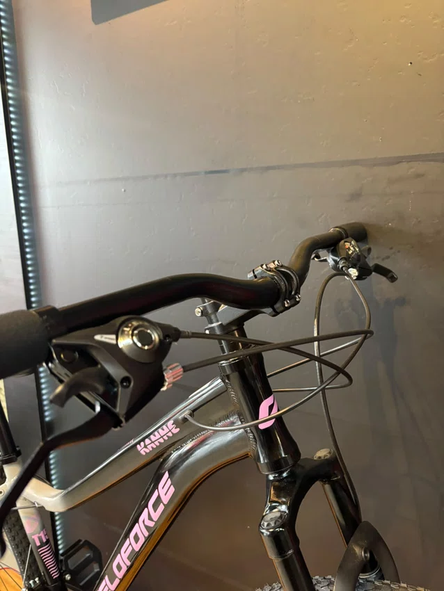 Bicicleta a29 veloforce kanne 21v preto/cinza/roxo