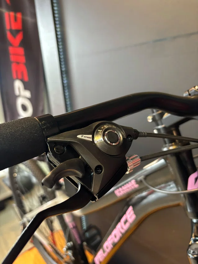 Bicicleta a29 veloforce kanne 21v preto/cinza/roxo