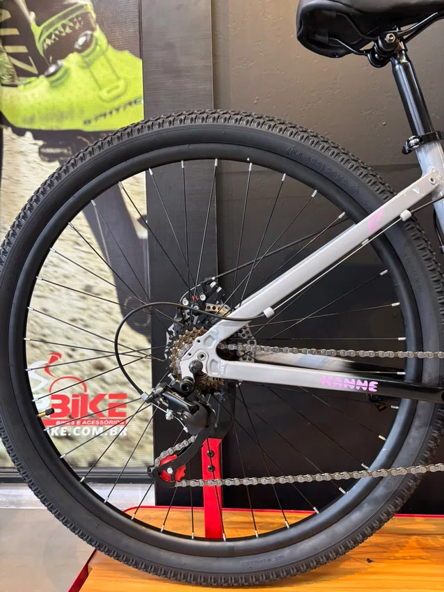 Bicicleta a29 veloforce kanne 21v preto/cinza/roxo