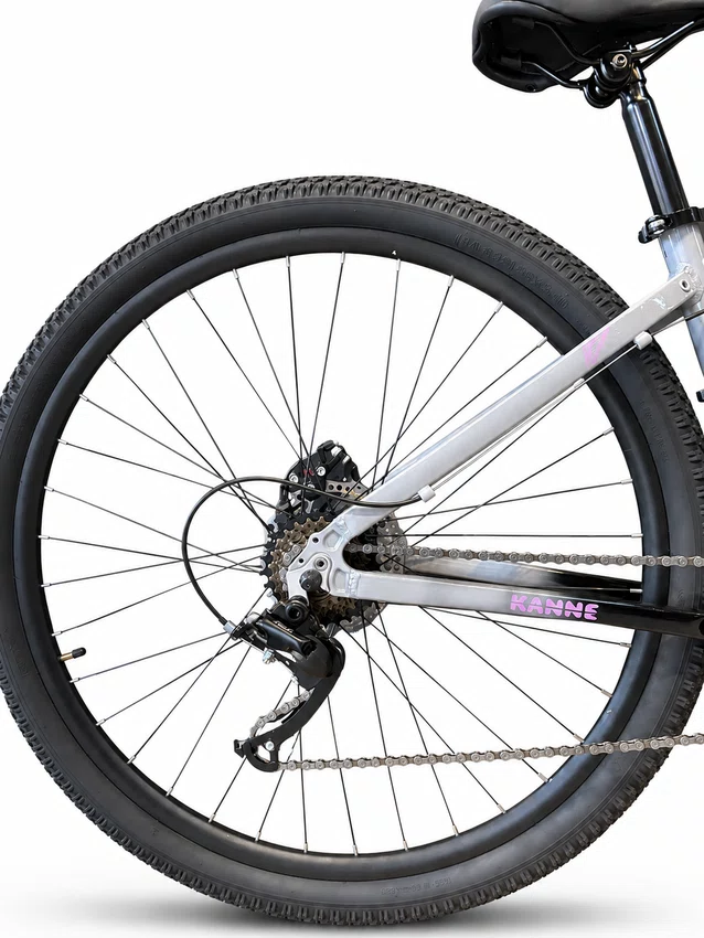Bicicleta a29 Veloforce Kanne 21v Preto/Cinza/Roxo