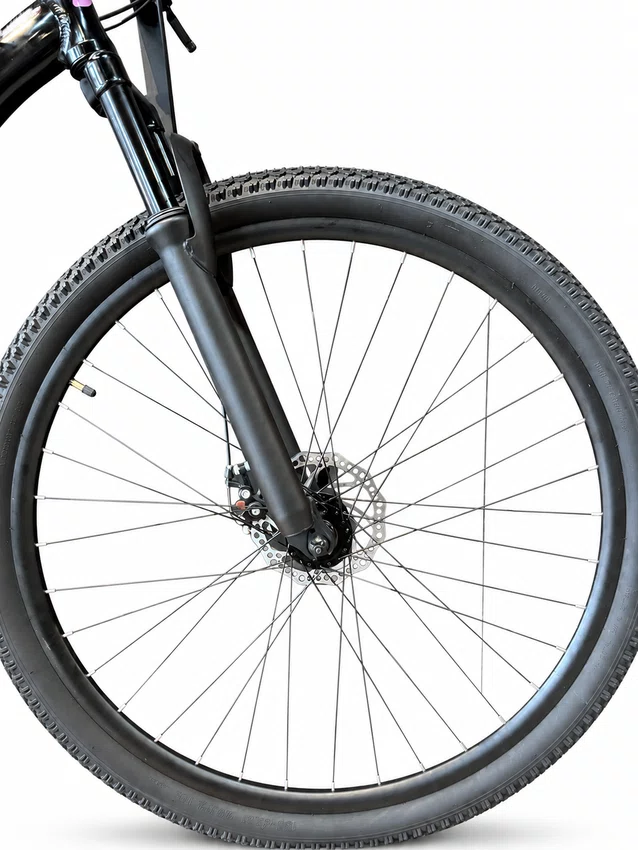 Bicicleta a29 Veloforce Kanne 21v Preto/Cinza/Roxo