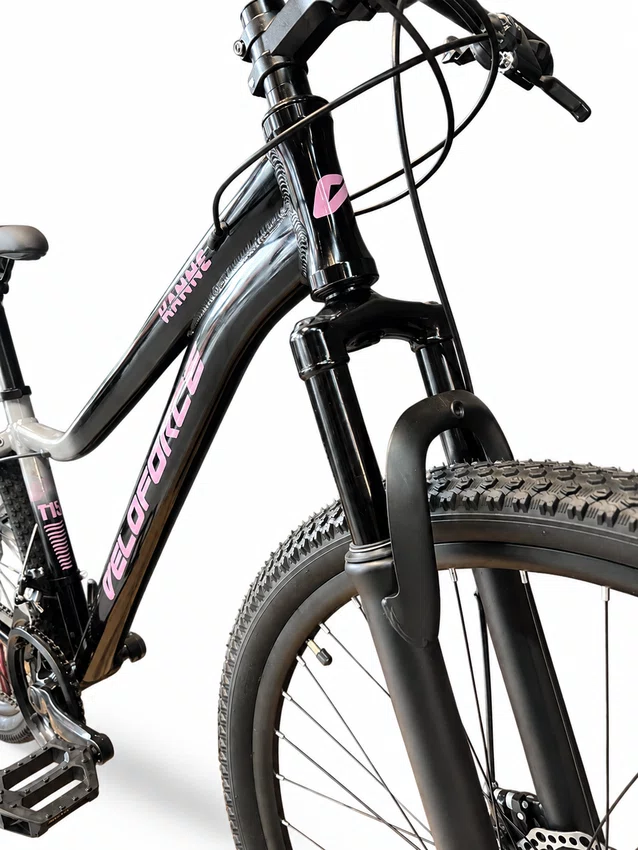 Bicicleta a29 Veloforce Kanne 21v Preto/Cinza/Roxo