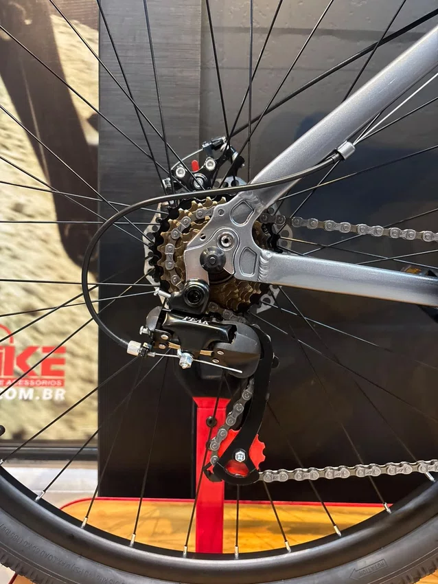 Bicicleta a29 Veloforce Vector 21v preto/cinza