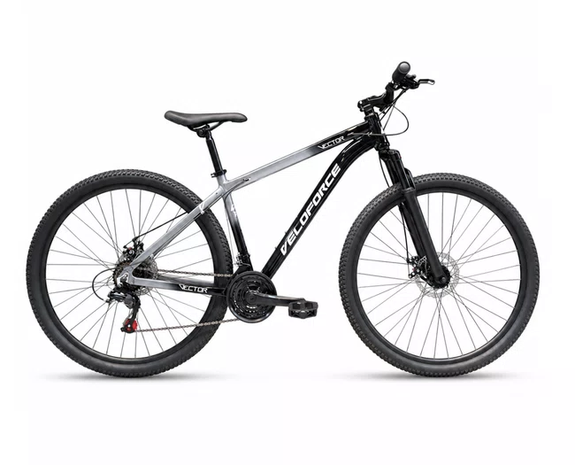 Bicicleta a29 Veloforce Vector 21v preto/cinza