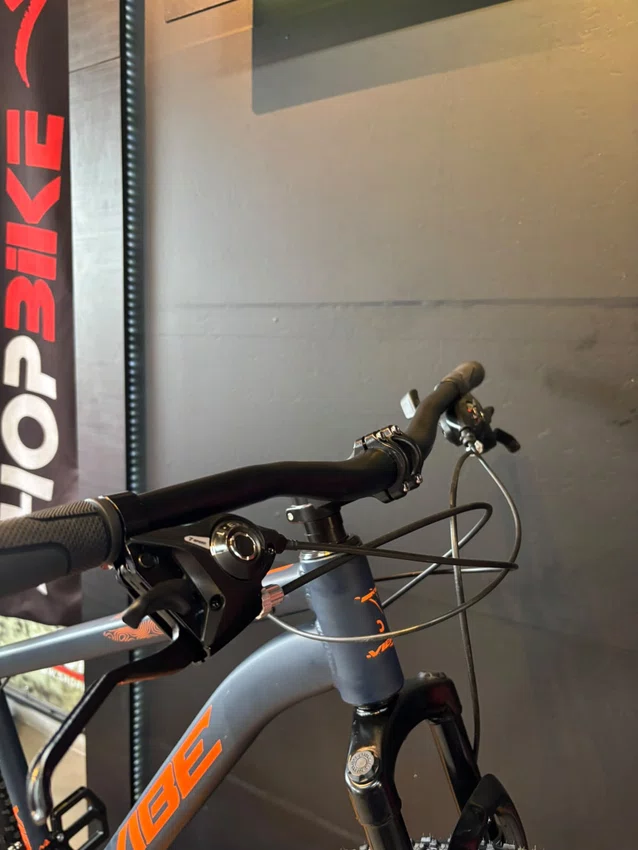 Bicicleta A29 Vibe Shimano 21v Azul Petroleo/Laranja