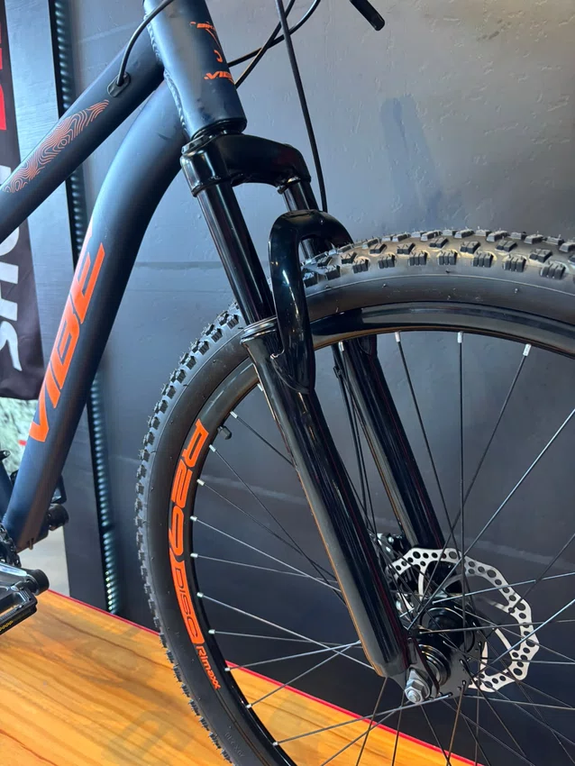 Bicicleta A29 Vibe Shimano 21v Azul Petroleo/Laranja