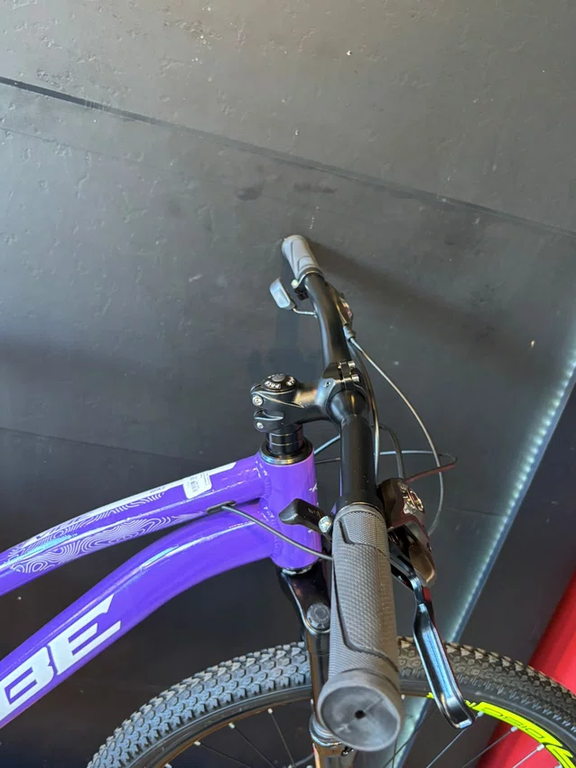 Bicicleta a29 vibe shimano 21v t-15 lilas/amarelo neon