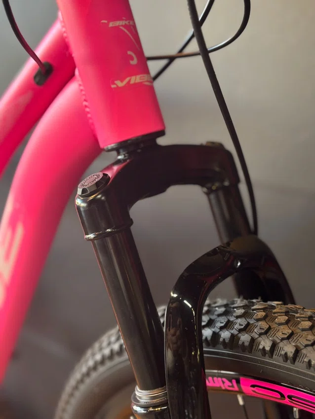 Bicicleta a29 vibe shimano 21v t-15 rosa neon