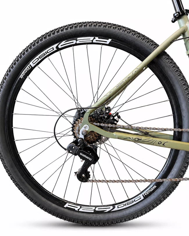 Bicicleta A29 Vibe Shimano 21v Verde Militar