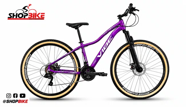 Bicicleta A29 Vibe Shimano 21V Violeta