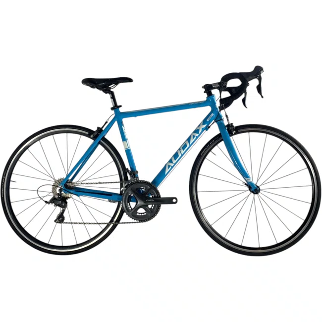Bicicleta A700 Audax Ventus 1000 Shimano Claris 16v Azul e Branco - Seminova