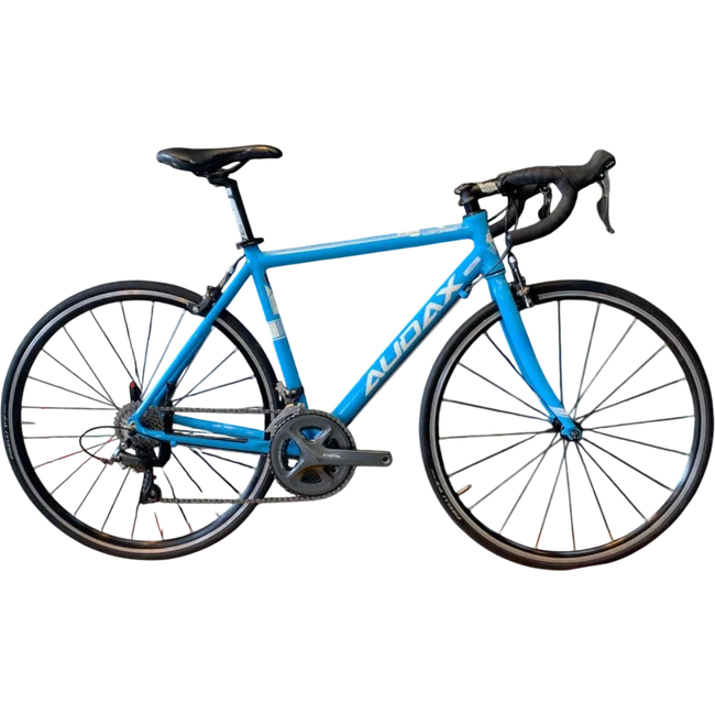 Bicicleta A700 Audax Ventus 1000 Shimano Claris 16v Azul e Branco - Seminova