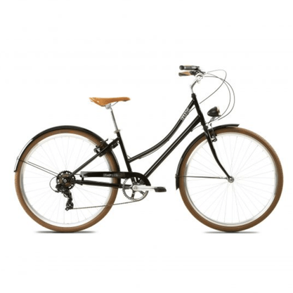 Bicicleta Groove Cosmopolitan Easy Step Aro 700 Tourney 7v 2023 Preto