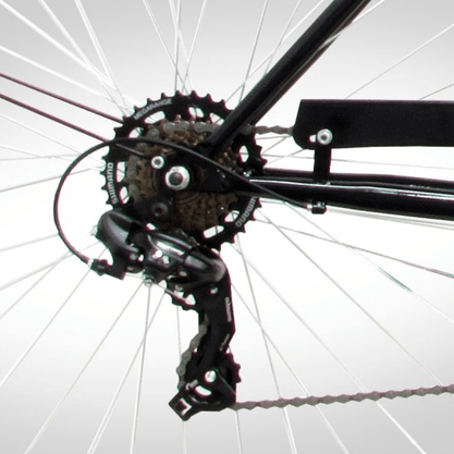 Bicicleta Groove Cosmopolitan Aro 700 Tourney 7v 2023 Preto