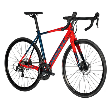 Bicicleta Groove Overdrive 70 Aro 700 Tiagra 20v 2023 Vermelho e Azul