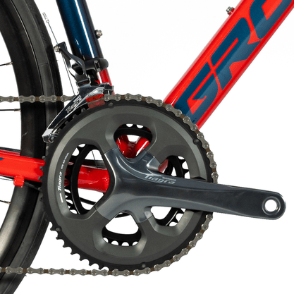 Bicicleta Groove Overdrive 70 Aro 700 Tiagra 20v 2023 Vermelho e Azul