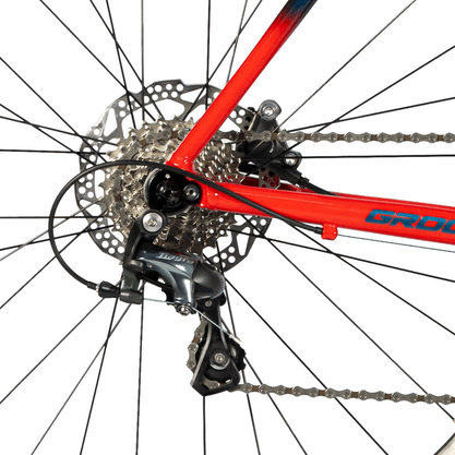 Bicicleta Groove Overdrive 70 Aro 700 Tiagra 20v 2023 Vermelho e Azul