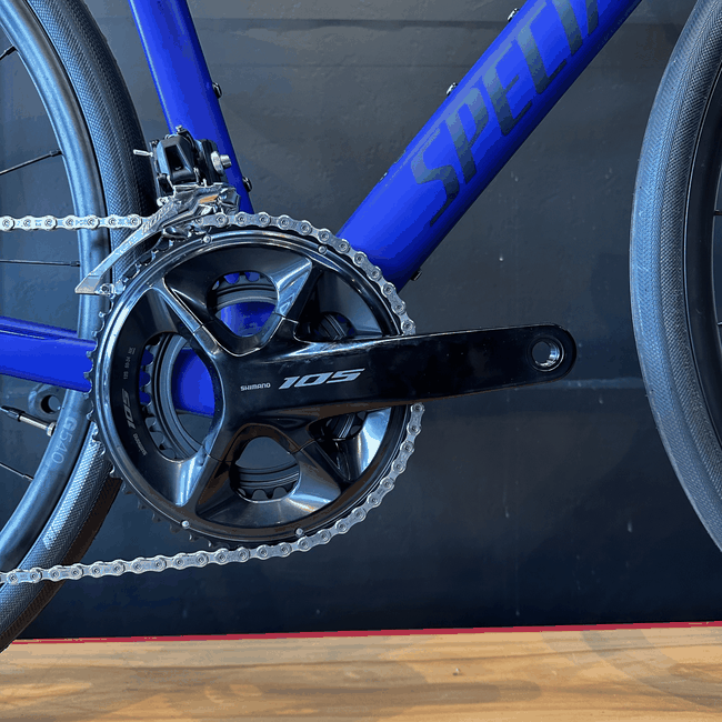 Bicicleta Specialized Roubaix Sport Aro 700 Shimano 105 24v Azul e Preto