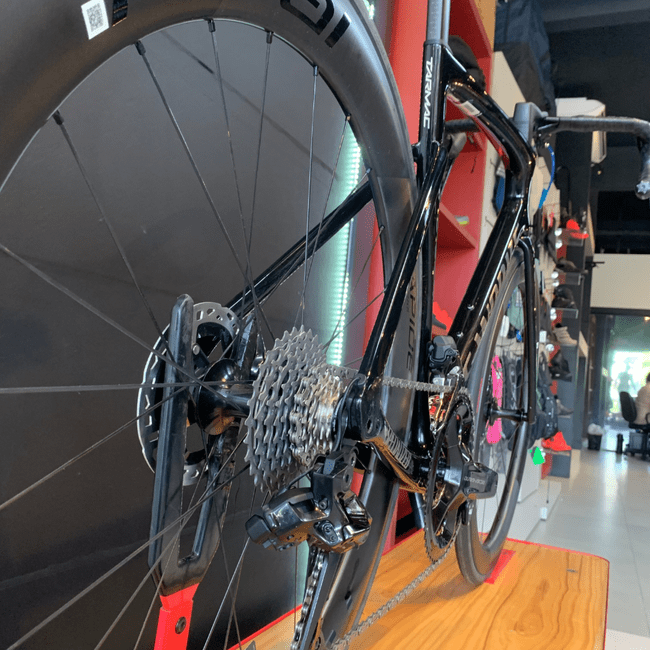 Bicicleta Specialized S-Works Tarmac SL7 Aro 700 Dura-Ace 24v 2023 Preto e Prata
