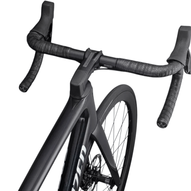 Bicicleta Specialized Tarmac SL8 Expert Aro 700 Sram Rival 24v Azul Marinho Metálico e Azul Astral Pérola