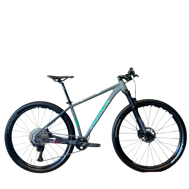 Bicicleta Aldax Adx 400 Aro 29 deore 12v Grafite e Verde - Seminova