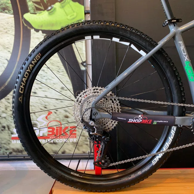 Bicicleta Aldax Adx 400 Aro 29 deore 12v Grafite e Verde - Seminova