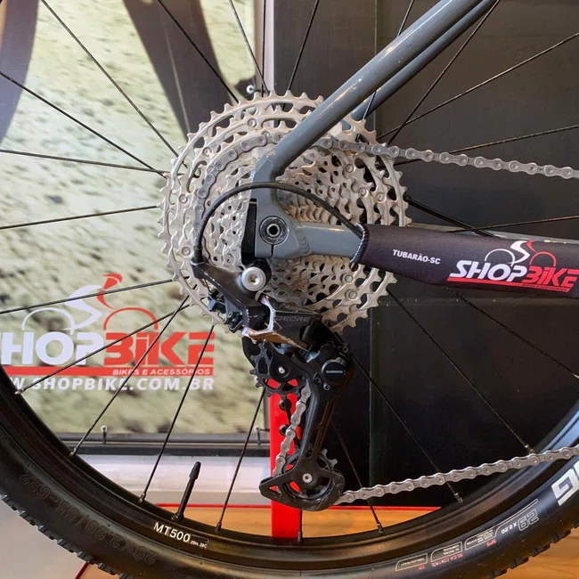 Bicicleta Aldax Adx 400 Aro 29 deore 12v Grafite e Verde - Seminova