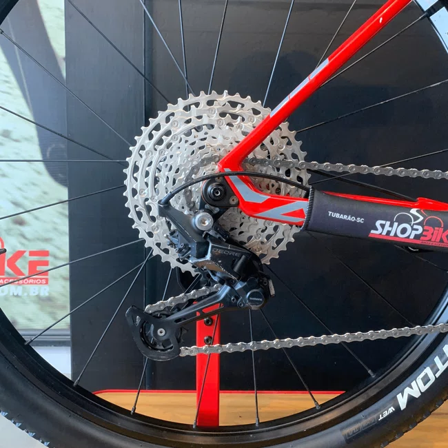 Bicicleta Audax Auge 555 Aro 29 Deore 12v T -19 Vermelha - Seminova