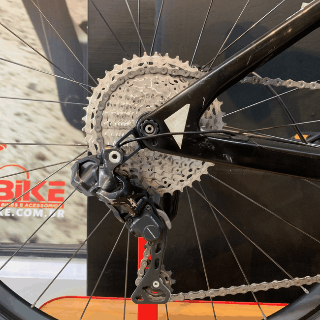 Bicicleta BMC Fourstroke Aro 29 XT DI2 22v T-17 Preto e Laranja e Branco - Seminova