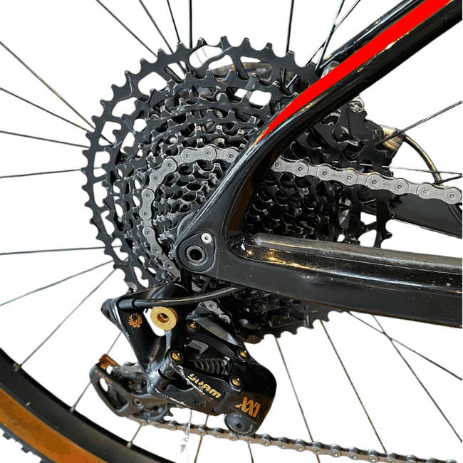 Bicicleta BMC Team Elite 01 Aro 29 XX1 12v Preto e Vermelho - Seminova