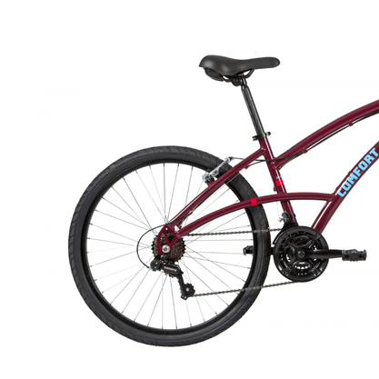 Bicicleta Caloi 400 Aro 26 Tourney 21v Feminino Vinho