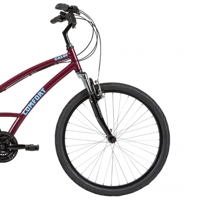 Bicicleta Caloi 400 Aro 26 Tourney 21v Feminino Vinho