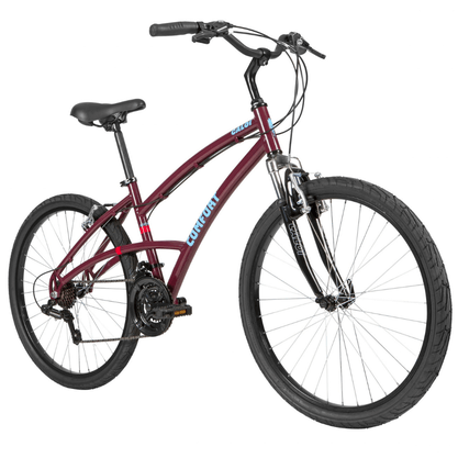 Bicicleta Caloi 400 Aro 26 Tourney 21v Feminino Vinho