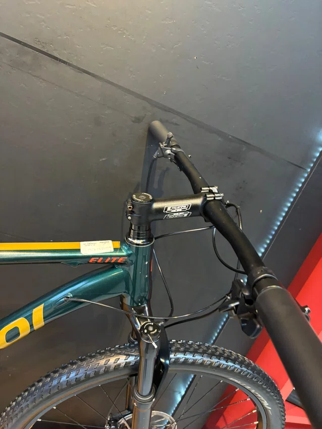Bicicleta Caloi Elite 20 Aro 29 SRAM NX 12v Verde/Vermelho Seminova