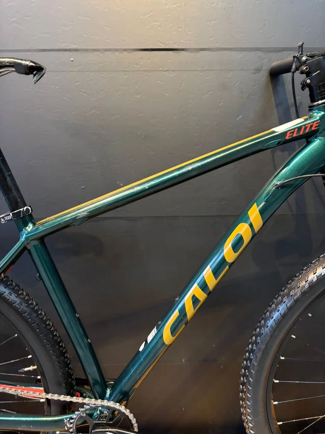 Bicicleta Caloi Elite 20 Aro 29 SRAM NX 12v Verde/Vermelho Seminova