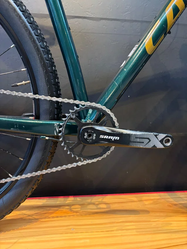 Bicicleta Caloi Elite 20 Aro 29 SRAM NX 12v Verde/Vermelho Seminova