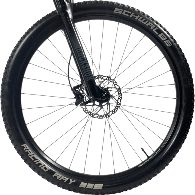Bicicleta Caloi Elite Carbon FS Aro 29 SLX 12V Vermelha e Preta - Seminova
