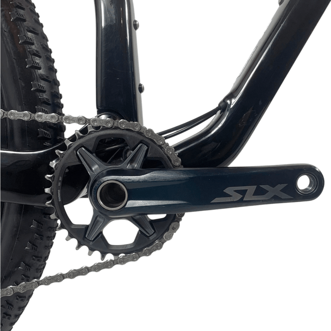 Bicicleta Caloi Elite Carbon FS Aro 29 SLX 12V Vermelha e Preta - Seminova