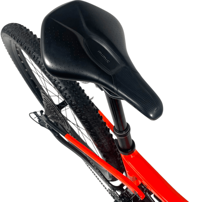 Bicicleta Caloi Elite Carbon FS Aro 29 SLX 12V Vermelha e Preta - Seminova