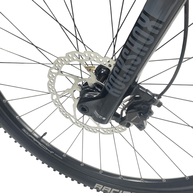 Bicicleta Caloi Elite Carbon FS Aro 29 SLX 12V Vermelha e Preta - Seminova