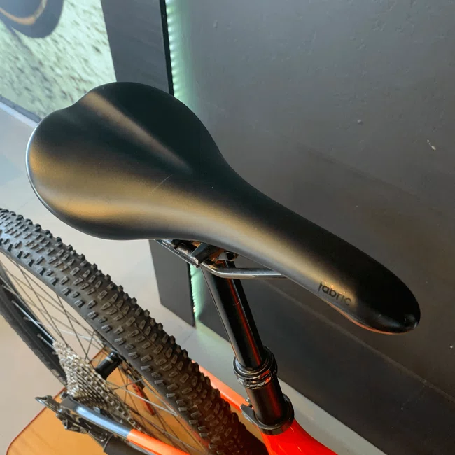 Bicicleta Caloi Elite FS Aro 29 XT 12v T-17 Vermelha e Preta - Seminova