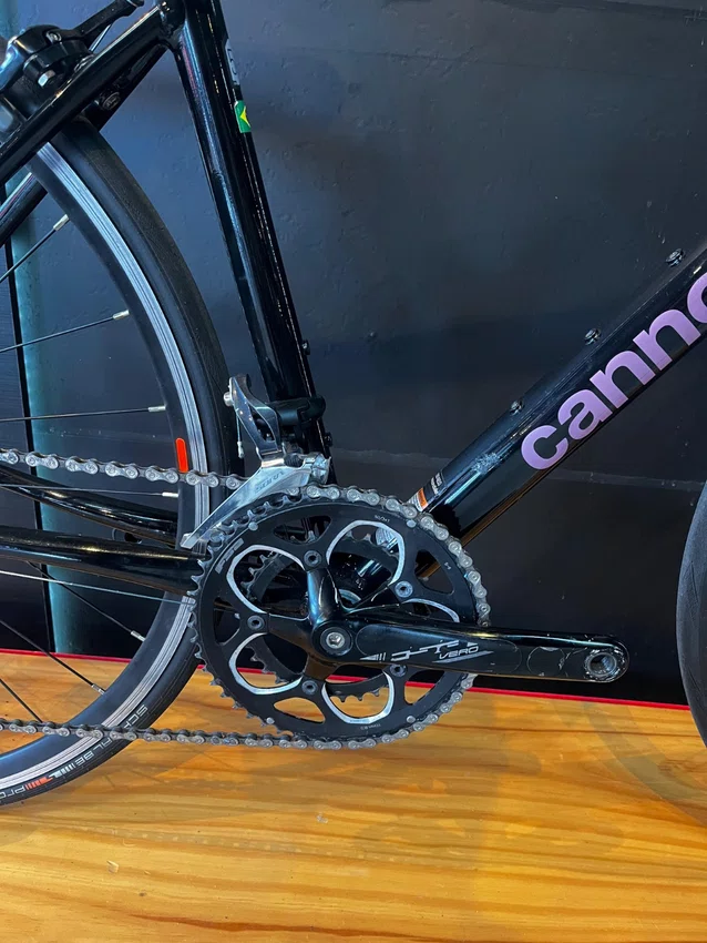 Bicicleta Cannondale Caad Aro 700 Optimo 3 Sora 18V Preta - Seminova