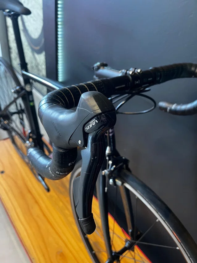 Bicicleta Cannondale Caad Aro 700 Optimo 3 Sora 18V Preta - Seminova