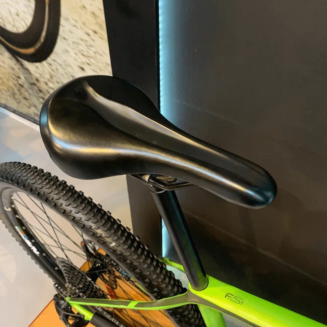 Bicicleta Cannondale FSI Carbon Aro 29 GX 12v Verde e Preto - Seminova