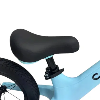 Bicicleta colli Aro 12 Balance Azul Champanhe e Pretoㅤㅤ