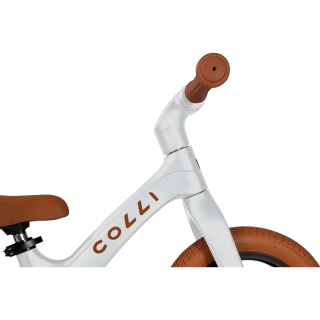 Bicicleta Colli Aro 12 Balance Branco e Marromㅤㅤㅤㅤㅤㅤㅤㅤㅤ
